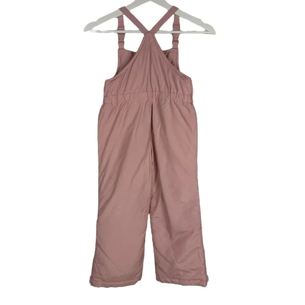 GAP Mauve Pink Girls' Snow Bib Overalls